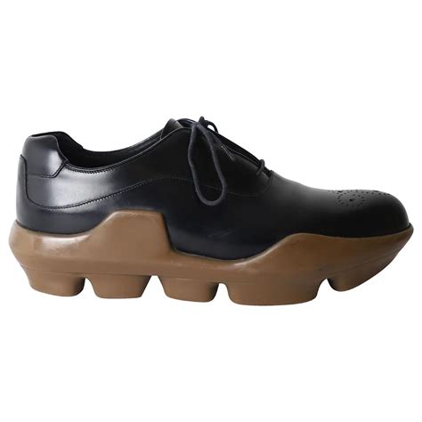 prada playforms|Prada platform brogues.